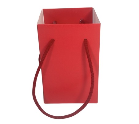 10 Scatole busta rosso 7x7x12
