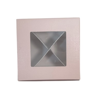 scatola rosa 12x12x4