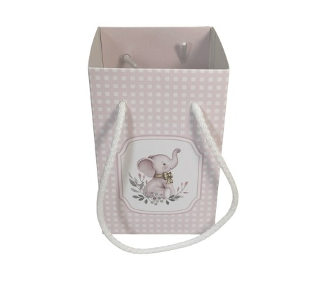 scatole busta elefante rosa