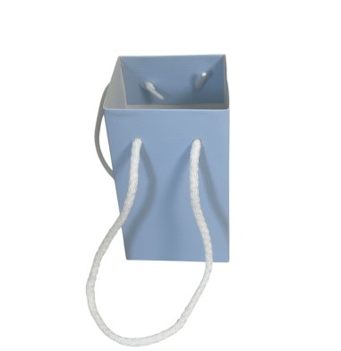 scatole busta azzurro 7x7x12