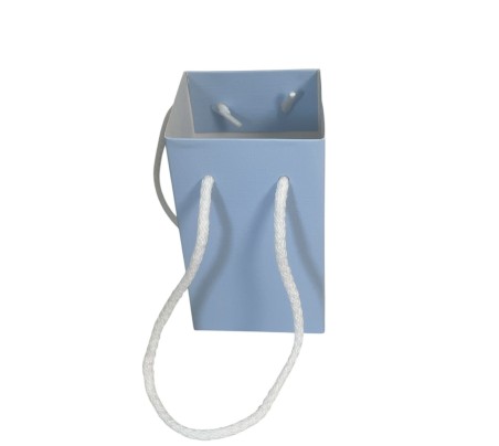 scatole busta azzurro 7x7x12