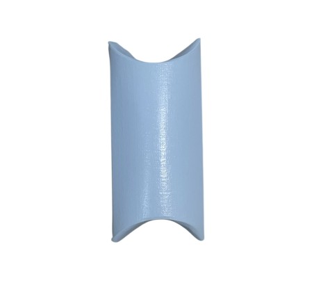 10 Scatole Tubo Azzurro cm6