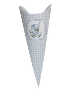 cono elefante azzurro