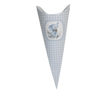cono elefante azzurro