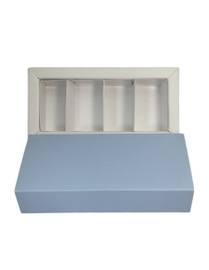 scatole fiammifero azzurro