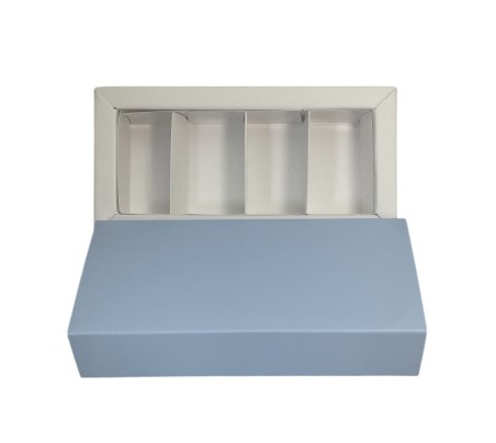 scatole fiammifero azzurro