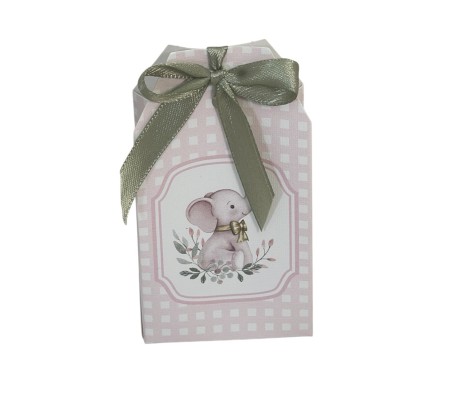 scatole tag elefante rosa