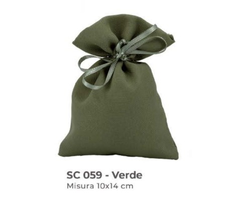 sacchetto cotone salvia