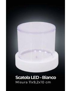 scatola plexiglass bianca