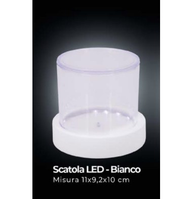 scatola plexiglass bianca