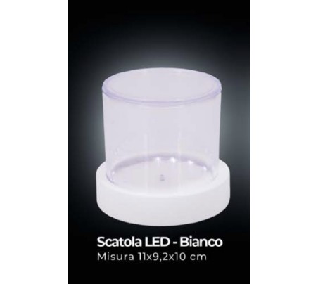 scatola plexiglass bianca