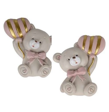 12 Magnete orso rosa