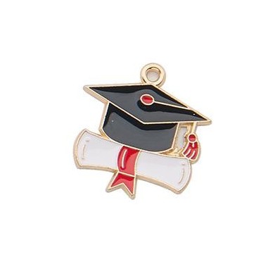 12 Applicazione ciondolo tocco laurea
