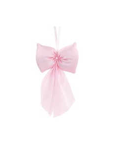12 Applicazione fiocco chiffon rosa