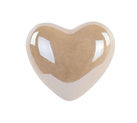 12 Magnete cuore beige