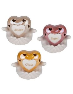 3 Statuina mani con cuore led