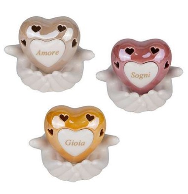 3 Statuina mani con cuore led