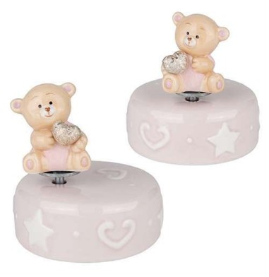 2 Carillon orso Rosa