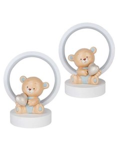 2 Statuina orso led Celeste