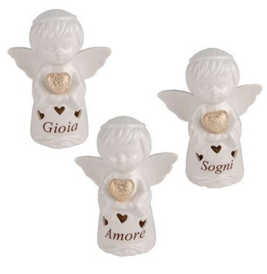 6 Statuina angelo led cm10