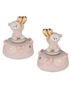 2 Carillon orso Rosa
