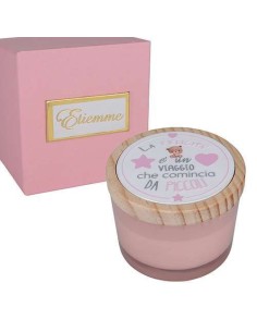 Candela orso rosa