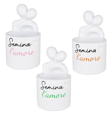 3 Vaso porta pianta con sposi