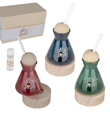 3 Diffusore love colorato cm12