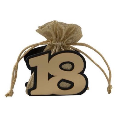 6 Sacchetti numero 18 nero