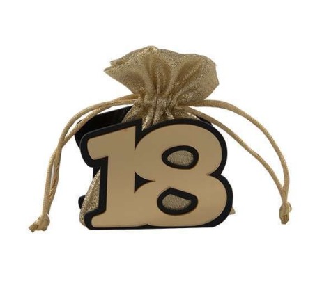 6 Sacchetti numero 18 nero