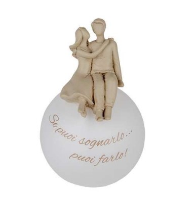 Statuina sfera sposi cm12