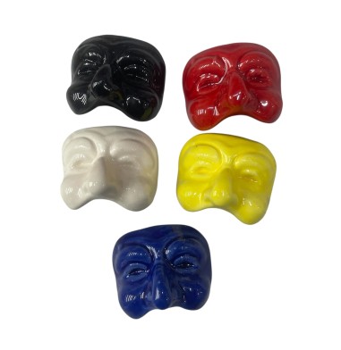 10 Magnete maschera pulcinella
