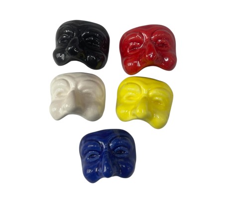 10 Magnete maschera pulcinella