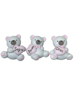 12 Magnete orso Rosa