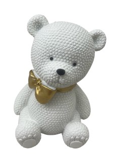 Statuina orso Bianco cm12