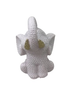 12 Statuina elefante Rosa cm5
