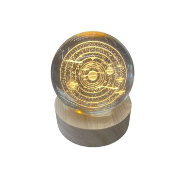 3 Statuina sfera led galassia cm8