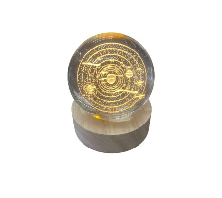 3 Statuina sfera led galassia cm7