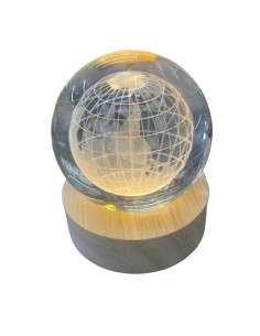 Statuina sfera led mappamondo cm7 2