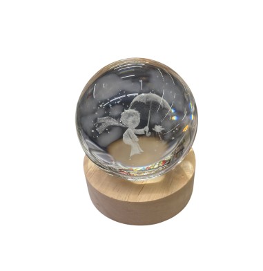 Statuina sfera led piccolo principe cm7