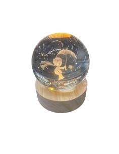 Statuina sfera led piccolo principe cm8 2