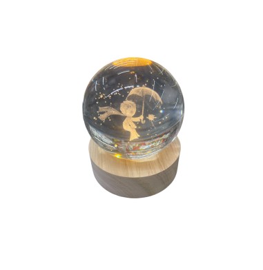 Statuina sfera led piccolo principe cm8