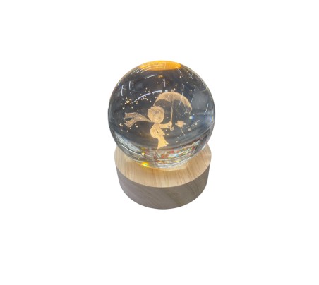 Statuina sfera led piccolo principe cm7