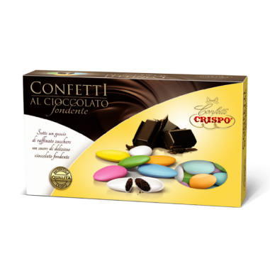 Confetti al Cioccolato Fondente Colori Assortiti