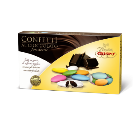Confetti al Cioccolato Fondente Colori Assortiti