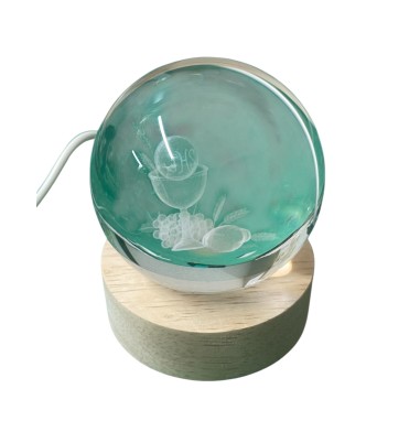 Statuina sfera led calice comunione cm7
