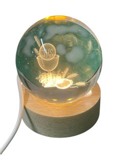 Statuina sfera led calice comunione cm8 2