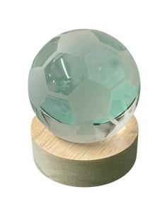 Statuina sfera led pallone calcio cm7