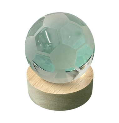 Statuina sfera led pallone calcio cm7