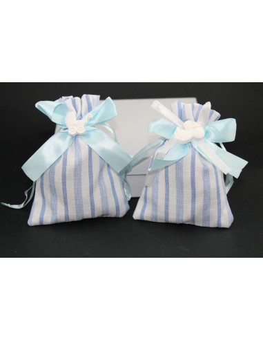 12 Sacchetti celeste con mix gesso